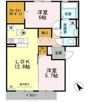 物件の間取り画像