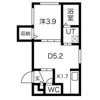 北海道札幌市中央区南四条西13(マンション)の賃貸物件の間取り