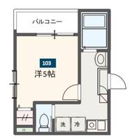 MELDIA江戸川の間取り