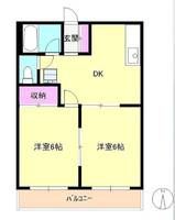 東京都八王子市暁町3(マンション)の賃貸物件の間取り