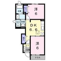 埼玉県蕨市塚越3(アパート)の賃貸物件の間取り