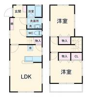 物件の間取り画像