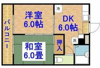 千葉県千葉市緑区おゆみ野南2(アパート)の賃貸物件の間取り