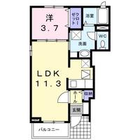 アルカンシエル大園の間取り