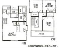 物件の間取り画像