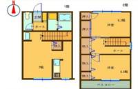 神奈川県川崎市中原区中丸子(一戸建)の賃貸物件の間取り