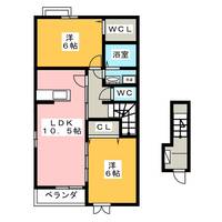 ギャラクシーFの間取り