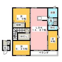 アレグリア Nの間取り