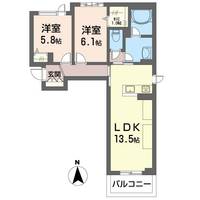 物件の間取り画像