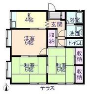 モスイハイツの間取り