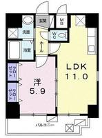 東京都江東区木場2(マンション)の賃貸物件の間取り