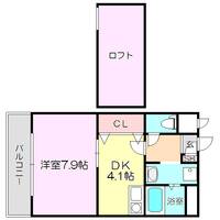 カーサスペリオーレ1の間取り