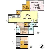 東京都足立区東伊興1(アパート)の賃貸物件の間取り