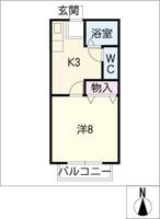 コーポエース Aの間取り