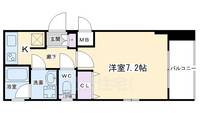 京都府京都市中京区壬生西土居ノ内町(マンション)の賃貸物件の間取り