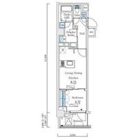 リビオメゾン東北沢の間取り