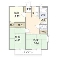 オールージュ清水の間取り