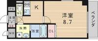 ジュネーゼグラン弁天町の間取り