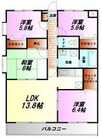 物件の間取り画像