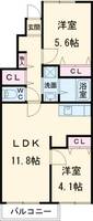 物件の間取り画像