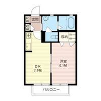 ハーモニースクエアAの間取り