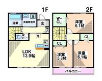 東京都府中市西府町4(一戸建)の賃貸物件の間取り