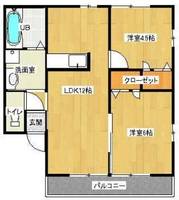 フロラリアの間取り