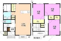 長野県長野市大字稲葉(一戸建)の賃貸物件の間取り