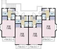 神奈川県平塚市真田4(アパート)の賃貸物件の間取り