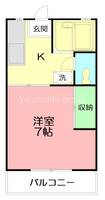 神奈川県足柄上郡松田町松田惣領(アパート)の賃貸物件の間取り