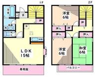 東京都立川市幸町5(一戸建)の賃貸物件の間取り