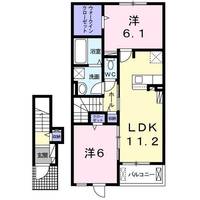 メゾンド ル マロンの間取り