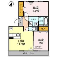 リビングタウン堀川町 A棟の間取り