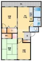 レイクサイドハイツCの間取り