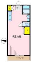 フラットピオニーの間取り