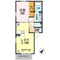 神奈川県相模原市南区相模台2(アパート)の賃貸物件の間取り