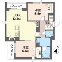 フルール アベニールの間取り