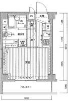 東京都杉並区梅里2(マンション)の賃貸物件の間取り