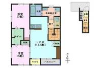 サンパレス白尾Iの間取り