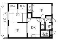 栃木県栃木市平柳町1(マンション)の賃貸物件の間取り