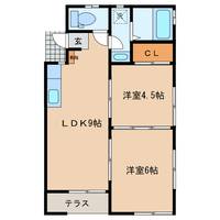 山口県岩国市南岩国町1(マンション)の賃貸物件の間取り