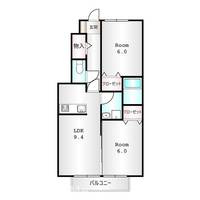群馬県藤岡市岡之郷(アパート)の賃貸物件の間取り