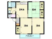 コーポラスエリーテ Cの間取り