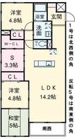物件の間取り画像