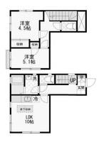 神奈川県横浜市鶴見区岸谷4(一戸建)の賃貸物件の間取り