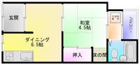 大阪府八尾市西山本町2(一戸建)の賃貸物件の間取り