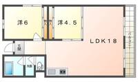 松栄畷ハイツの間取り