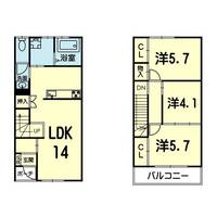 Felice龍田Aの間取り
