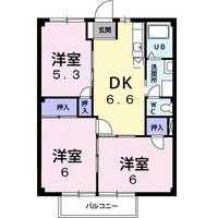三重県三重郡菰野町大字福村(アパート)の賃貸物件の間取り