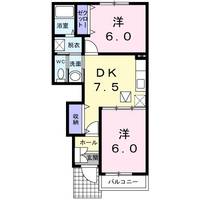ウィスタリアDの間取り